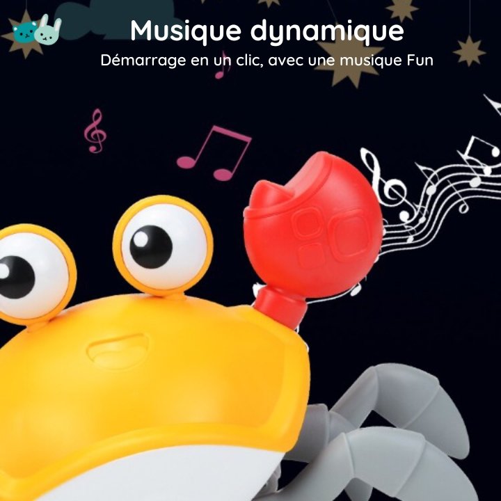 Jouet interactif musical – CRABYCHOU™ - lahalledesbambins