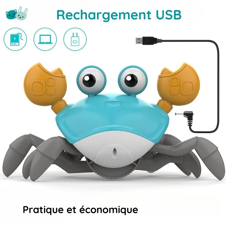 Jouet interactif musical – CRABYCHOU™ - lahalledesbambins